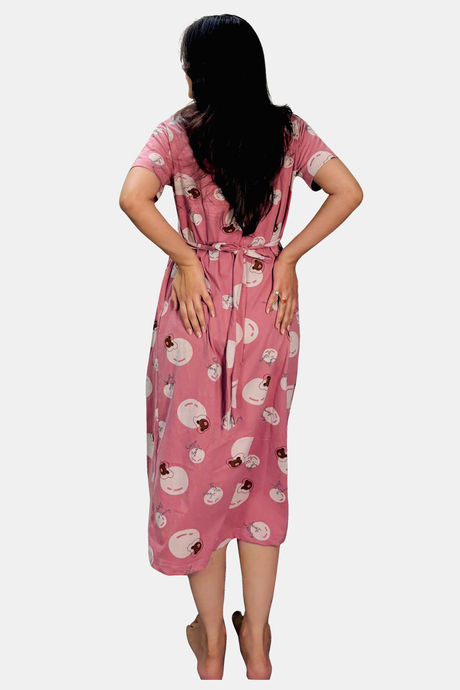 Sweetmoon Maternity Gown - Pink — image 2